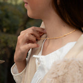 BASIC - gold chain necklace 38cm
